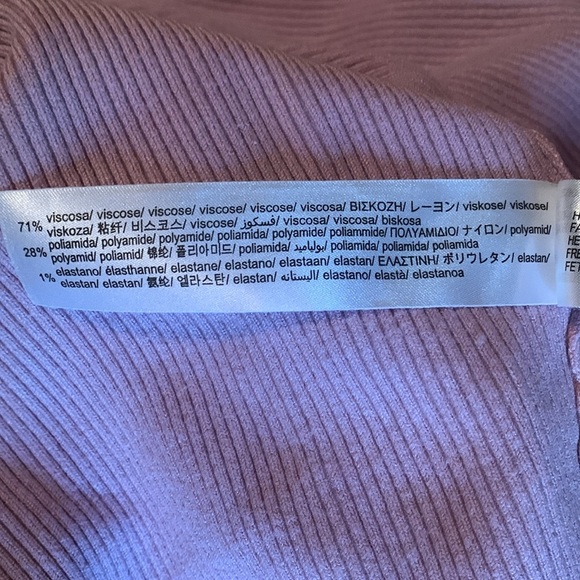 Zara Pink Ribbed Long Sleeve Top - Picture 9 of 9
